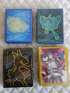 (c)	Lot of 4 NIP 65 count ea POKEMAN Trading Card Sleeves